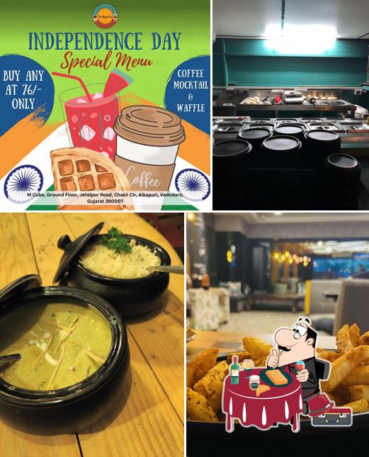 Waffles at Hodophile Traveller's Cafe & Bistro