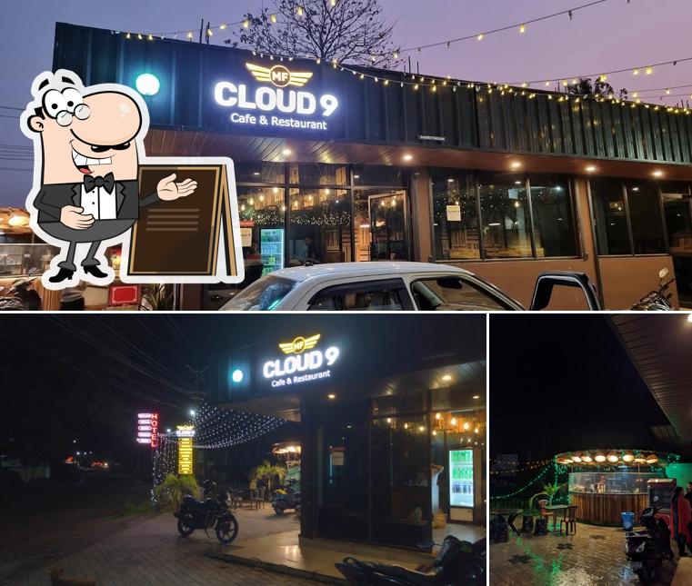 Enjoy the view at the outside area of MF Cloud9 Cafe& Restaurant