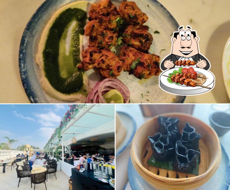 The restaurant's food and interior