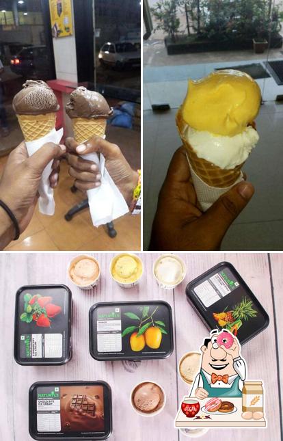 Don’t forget to order a dessert at Naturals Ice Cream