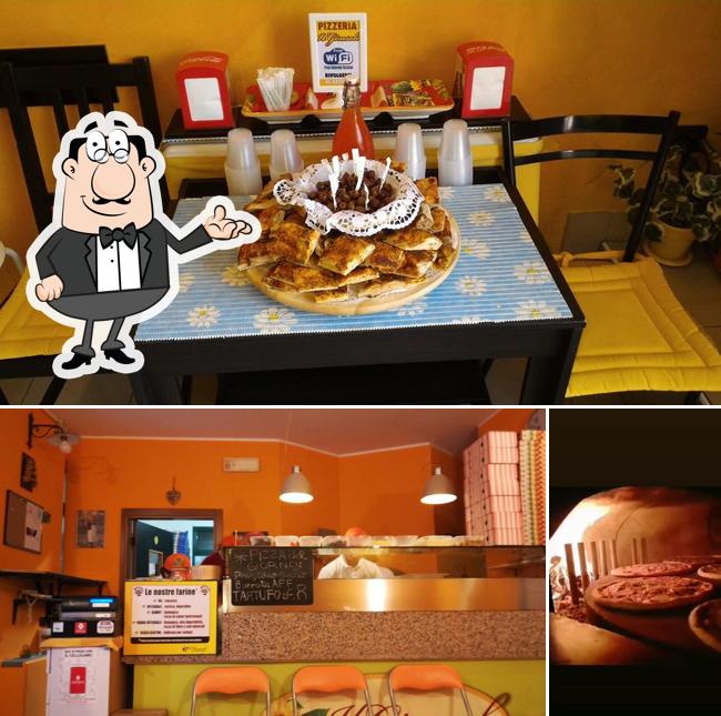 Pizzeria D'Asporto Il Girasole si caratterizza per la interni e cibo