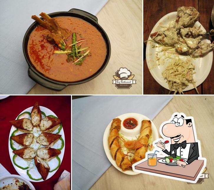Food at Raj Restaurant Bar and Lounge