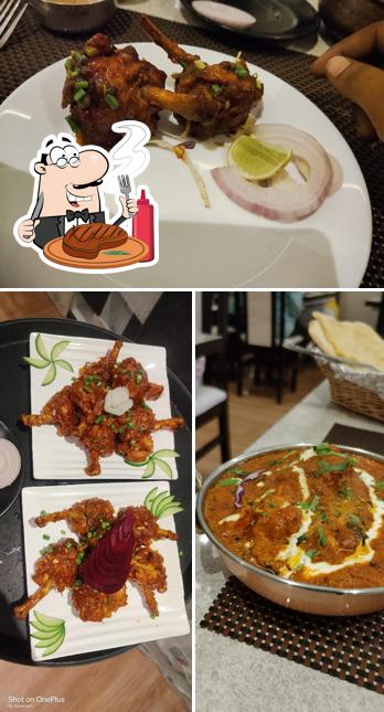 Order meat meals at Ahaa restaurant