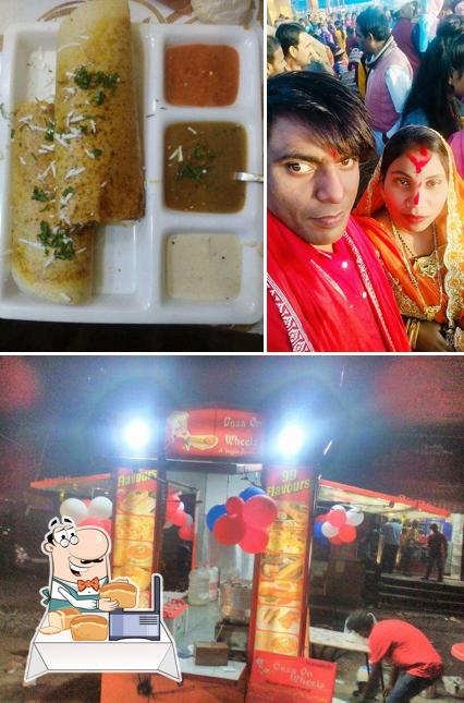 Garlic bread at Dosa on Wheels