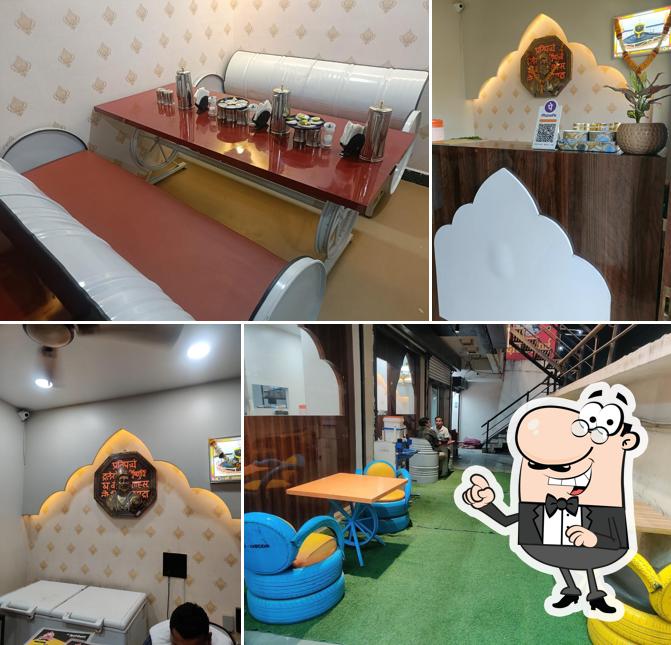 The interior of Mr Biryaniwala hotel