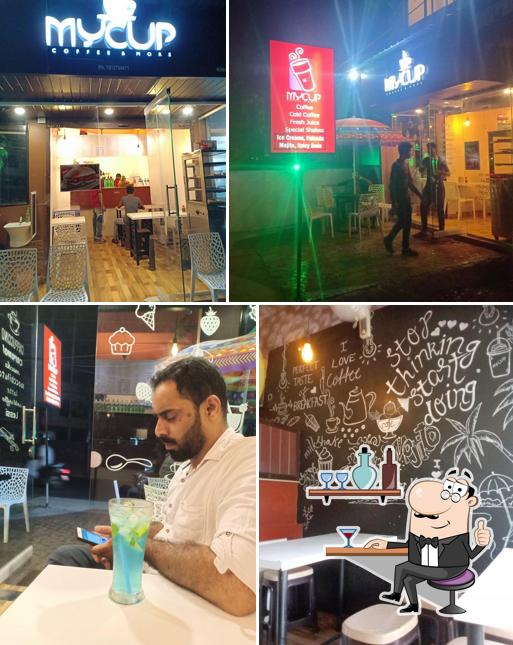 The interior of My Cup Coffee Shop