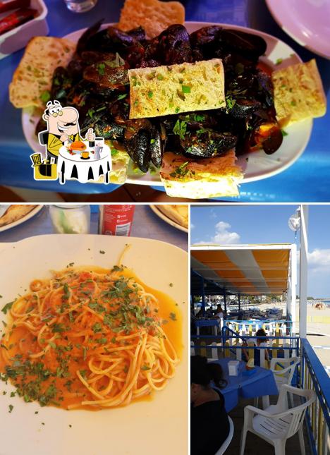 La foto della cibo e interni di Stabilimento Balneare Blumarine