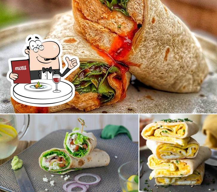 Food at Toothsome Wraps
