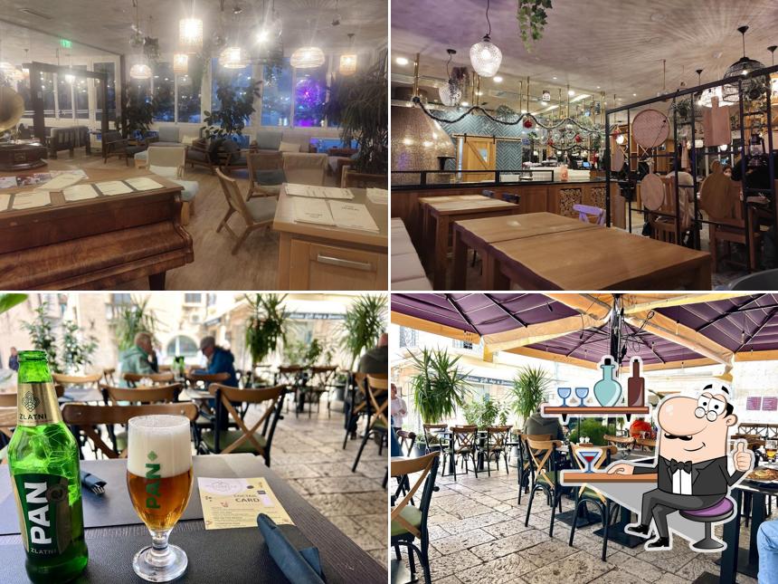 Dai un'occhiata agli interni di Restoran Horus