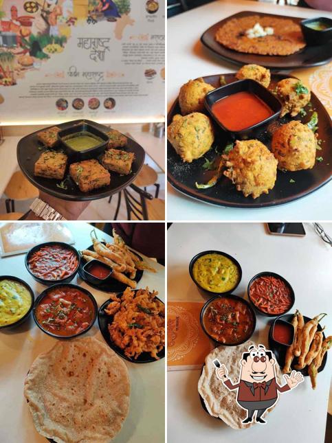 Meals at Thaskebaaj Misal , Veg Thali , Pav bhaji, south indian