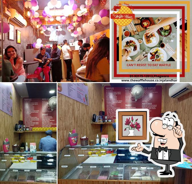 The interior of The Waffle House