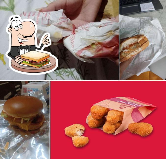 Grilled cheese sandwich at Wendy’s