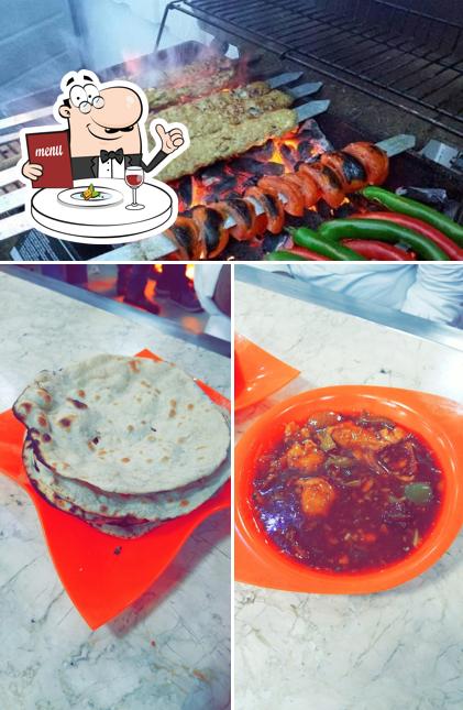 Food at Zaffran Restaurant