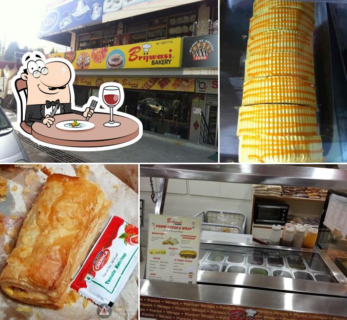 Food at Brijwasi Bakery