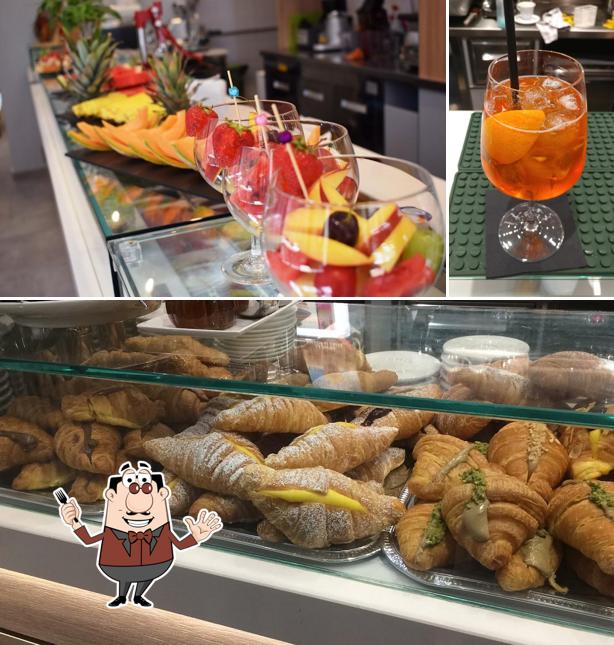 Questa è la foto che mostra la cibo e birra di Elements