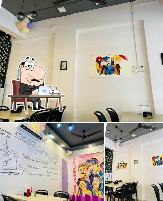 The interior of FRIENDS CAFE