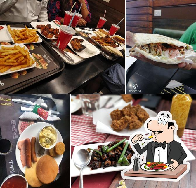 Food at Leon's Burgers & Wings Kalyan Nagar