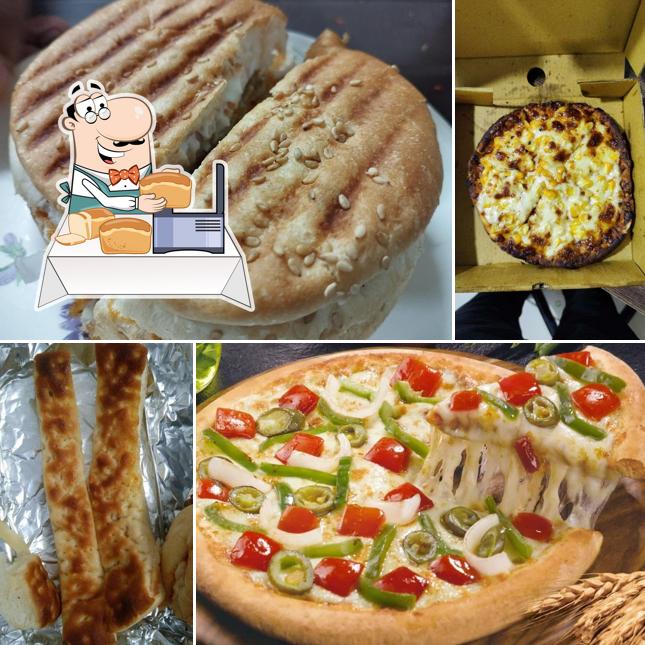 Garlic bread at Pizza King