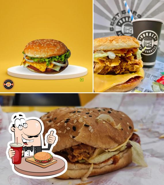 Get a burger at Burger Headquarter, Ujjain