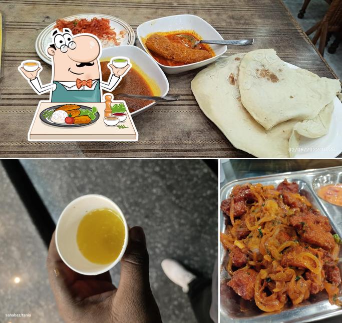 Food at Cross Road cafe