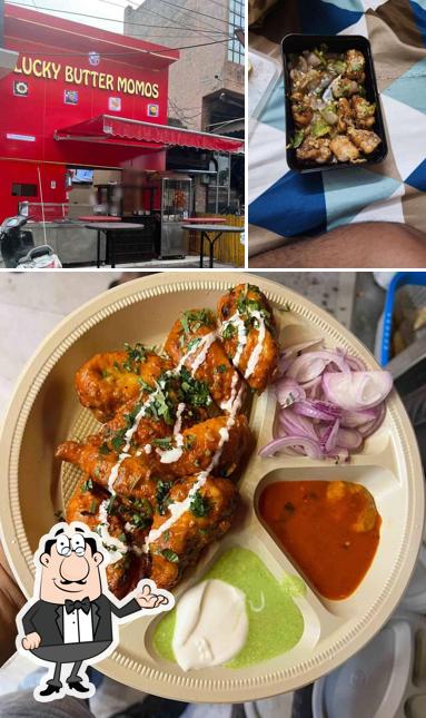 The interior of Lucky Butter Momos