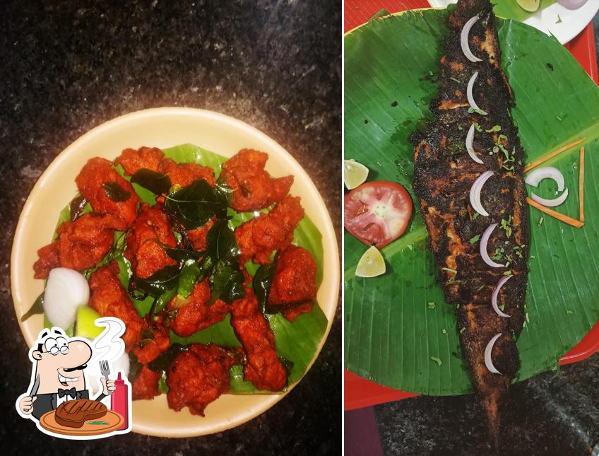 Get meat dishes at SHETTY LUNCH HOME