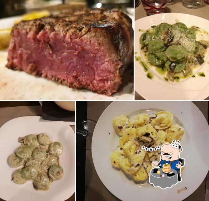 Cibo al Cantina di Bacco