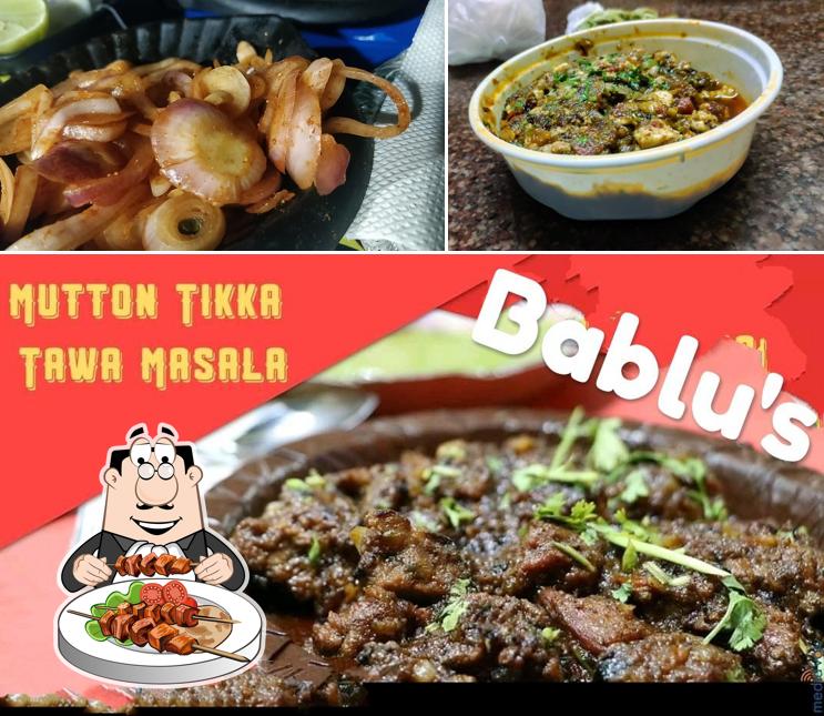Meals at Bablu Kabab Shop