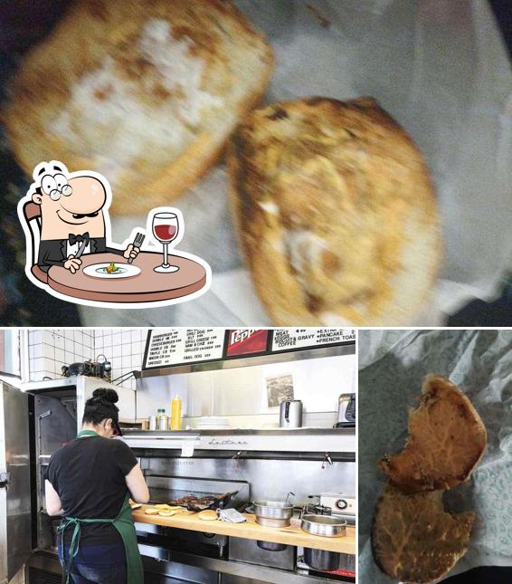 Among various things one can find food and interior at Burger House