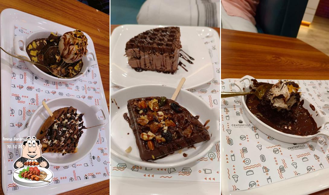 Brownies at Centerfills Ice Cream Cafe