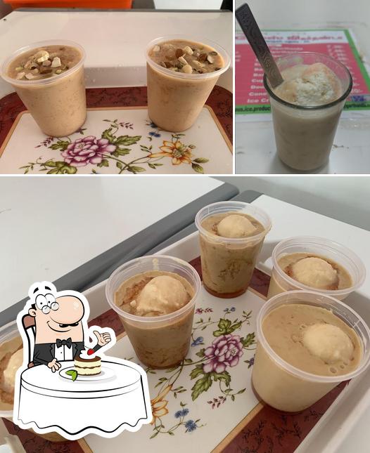 Famous Jigarthanda Shop serves a selection of sweet dishes