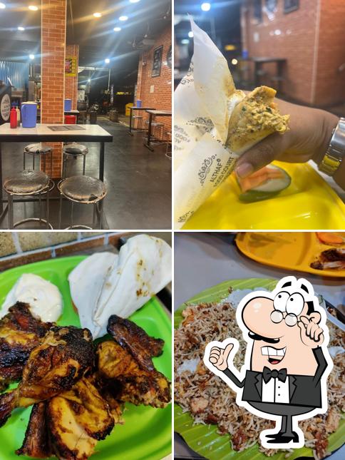 The interior of Althaf Food Court - Perumbakkam