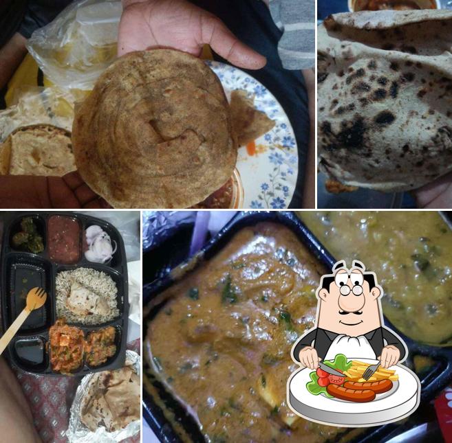 Food at Dhaba In A Dabba