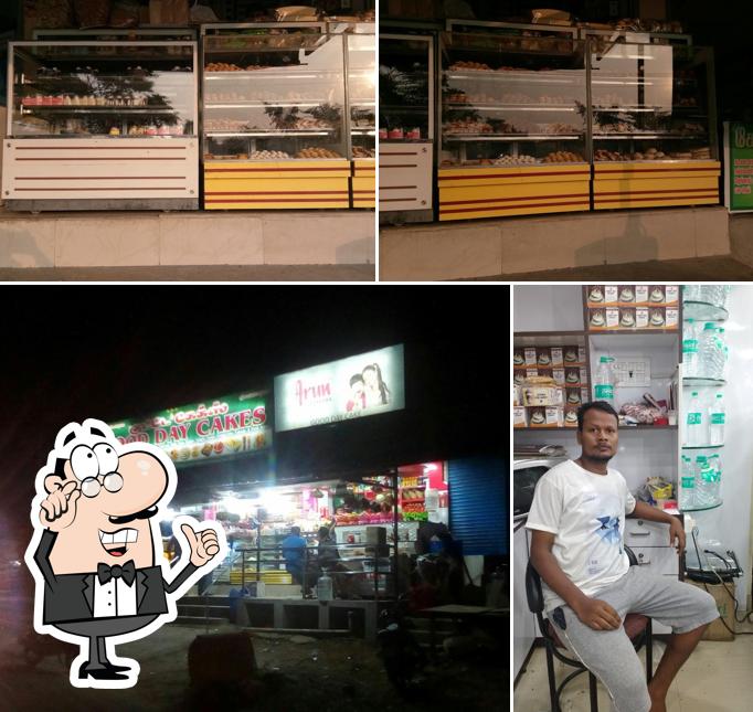 Take a look at the image showing interior and food at Good Day Cakes