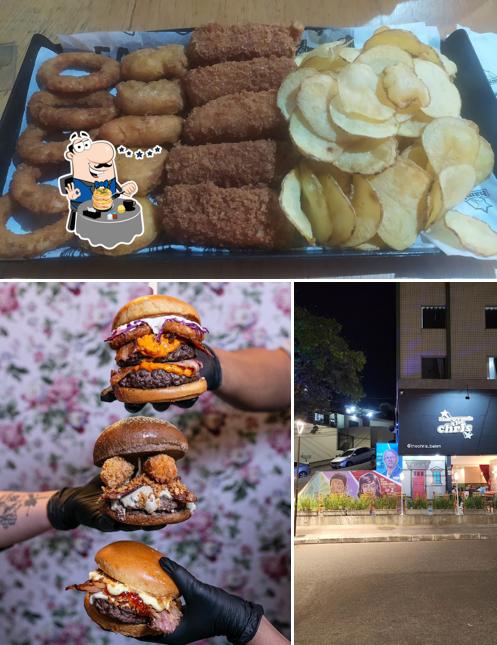 A foto da comida e exterior a The Chris Rosário Hamburgueria