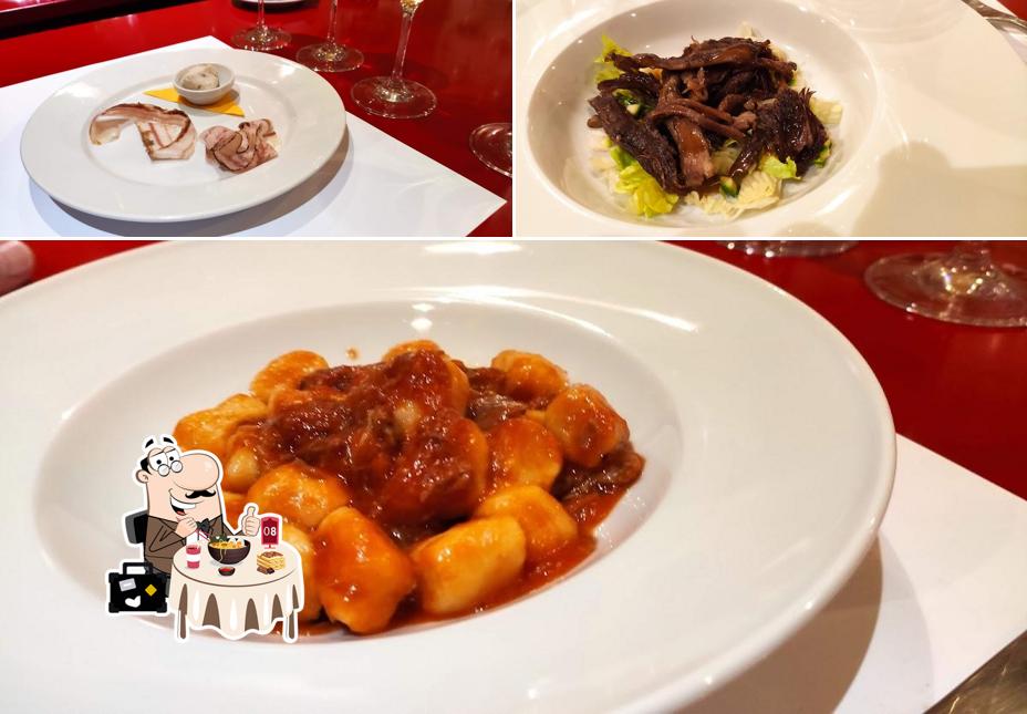 Platti al Trattoria Gallo Rosso