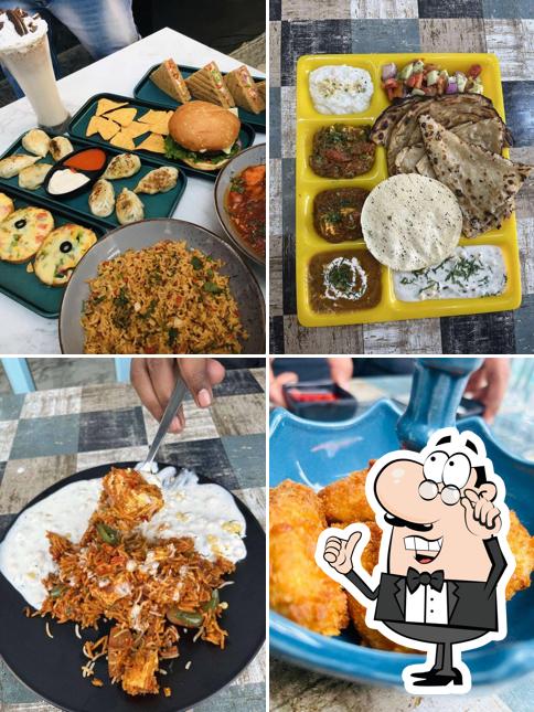 The interior of Blue Umbrella Cafe & Restaurant