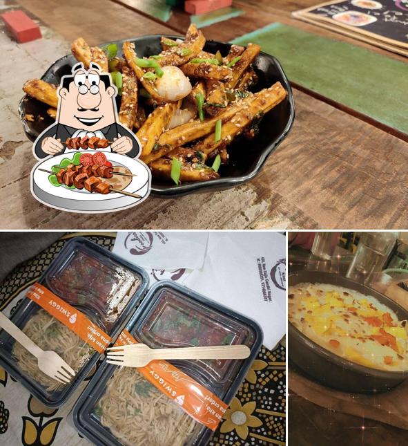 Food at Foodies' Arena - Cafe Best Cafe at Kota Games to play till your order served Eat Drink Chill Repeat