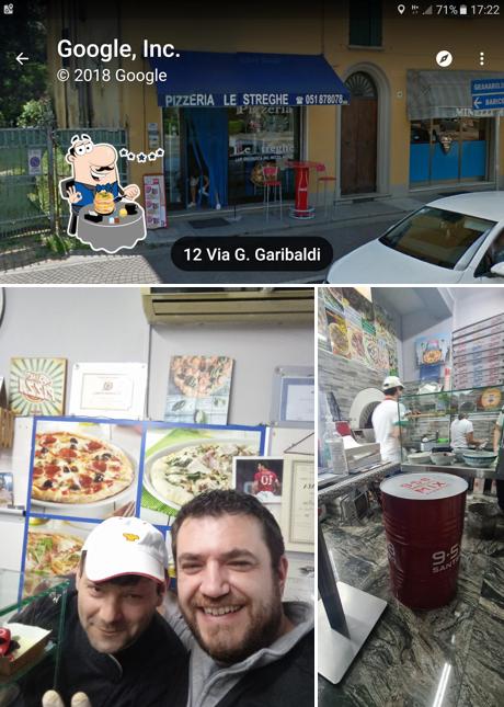 Platti al Pizzeria Le Streghe