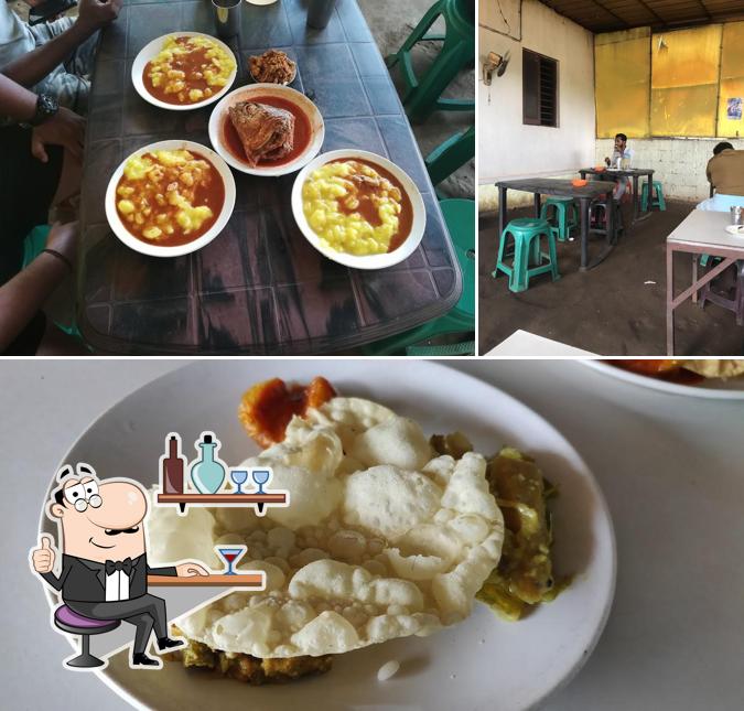 Among different things one can find interior and food at Aswathi Hotel