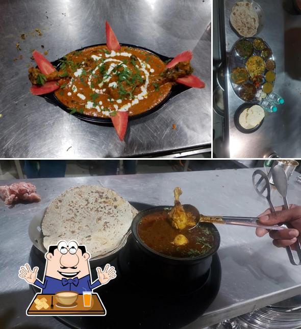 Food at HOTEL Chowrang NONVEG MUTTON BHAKRI