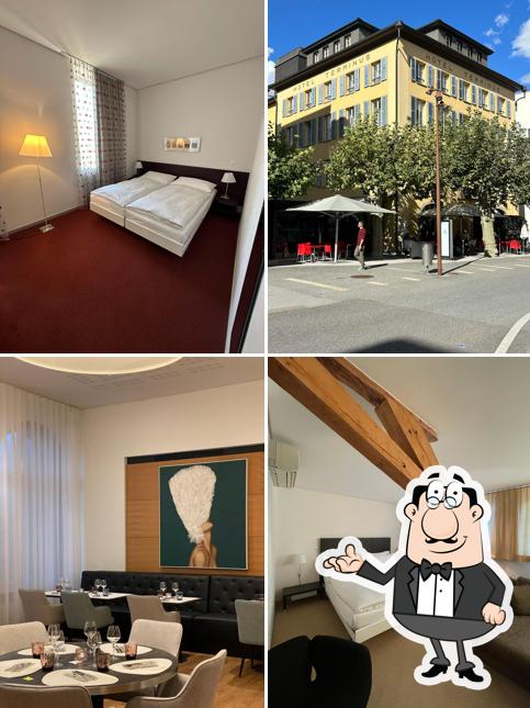 Gli interni di Hôtel Au Terminus - Bistro des Copains
