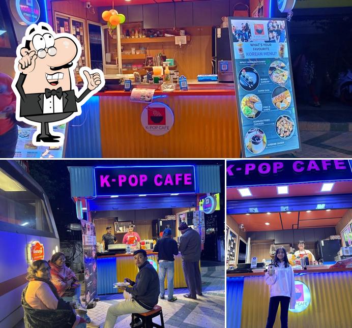 The interior of K-Pop Cafe