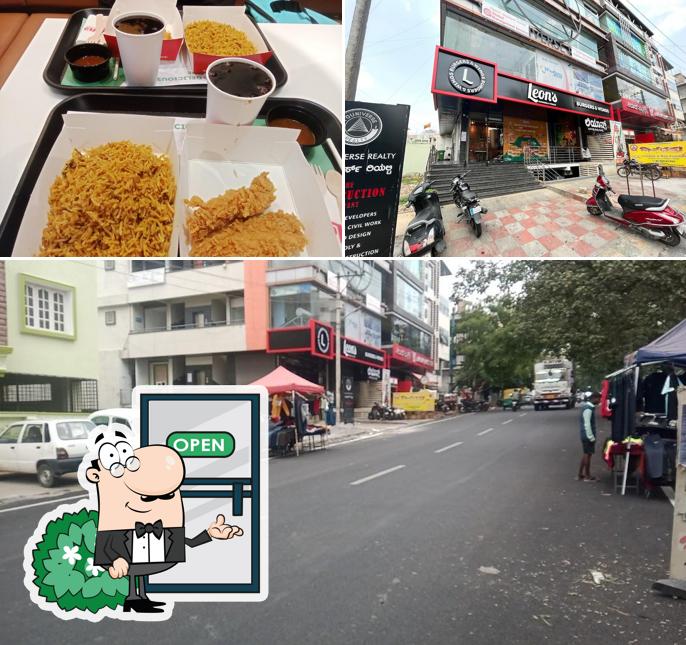 The image of Leon's Burgers & Wings Nagarbhavi’s exterior and food