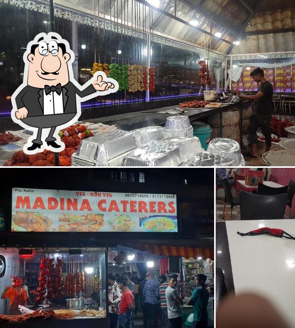 The interior of MADINA CATERERS