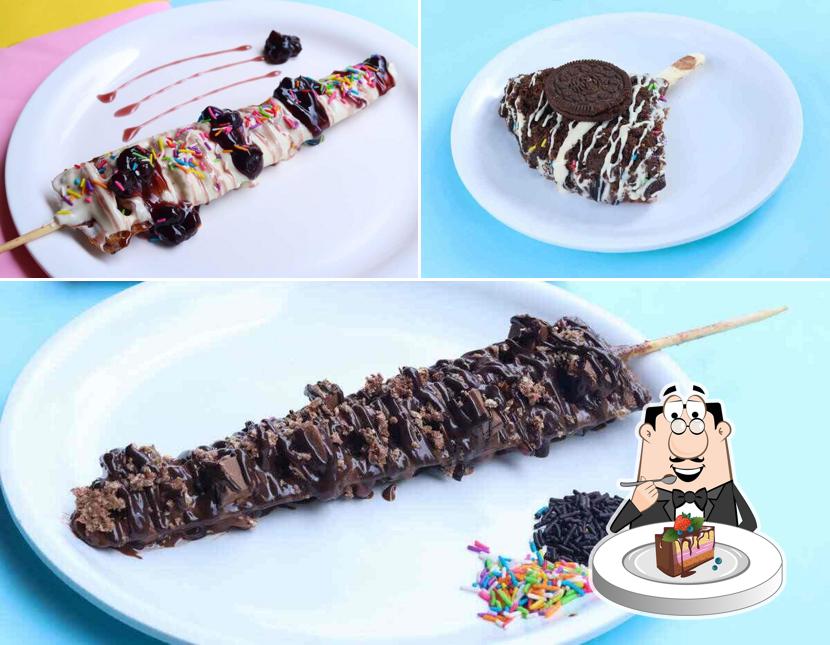 Chocolate cake at Mario Waffles