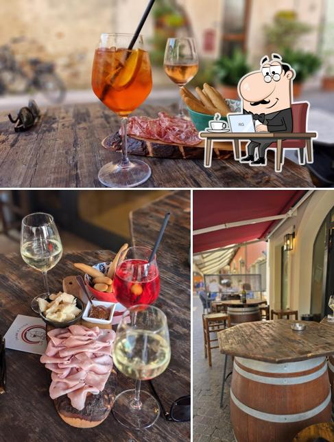 Questa è la foto che presenta la interni e cibo di Osteria La Betola