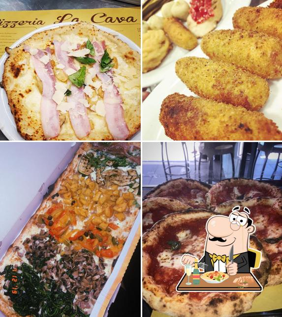 Platti al Pizzeria La Cava
