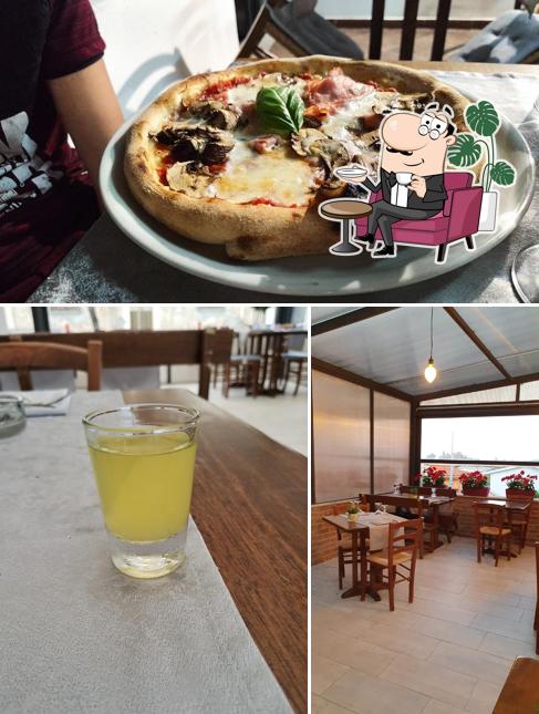 La immagine della interni e cibo di Sardinia Ristorante