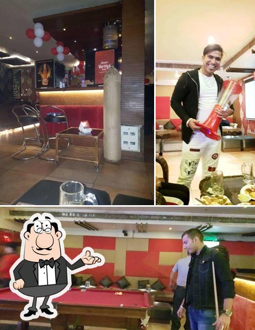 The interior of Vertigo Lounge